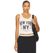 Welcome To New York - Rib Tank - White - The Laundry Room