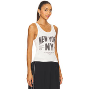 Welcome To New York - Rib Tank - White - The Laundry Room