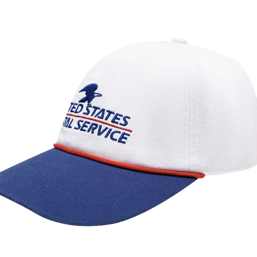 USPS SMU - Papa Cap - White & Navy Snow - The Laundry Room