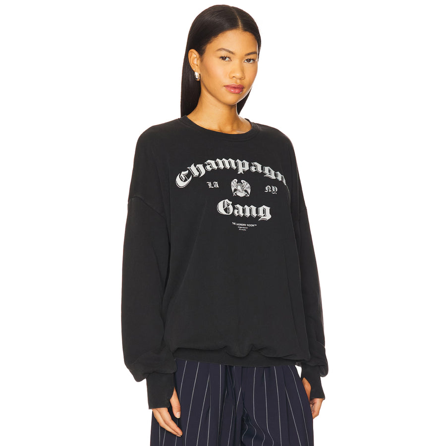 LA Champagne Gang NY - Jump Jumper - Black Snow