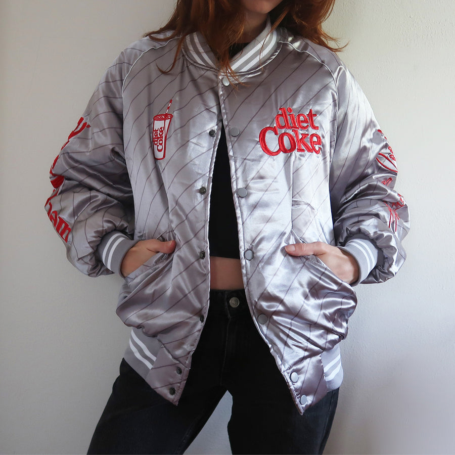 Diet Coke On Ice 82 - Stadium Jacket - Silver