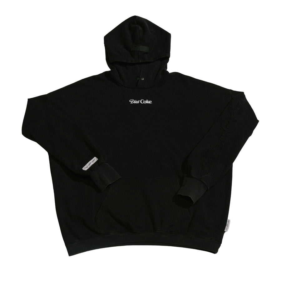 Diet Coke Please - Hideout Hoodie - Black Snow