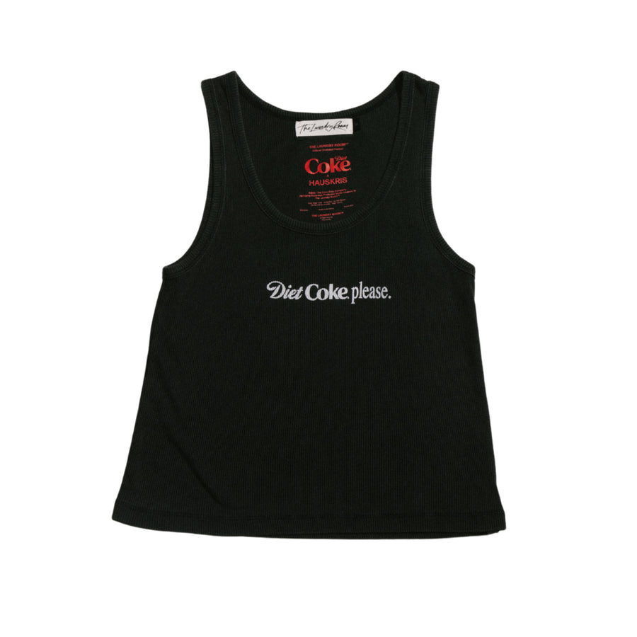 Diet Coke Please - Rib Tank - Black Snow - The Laundry Room