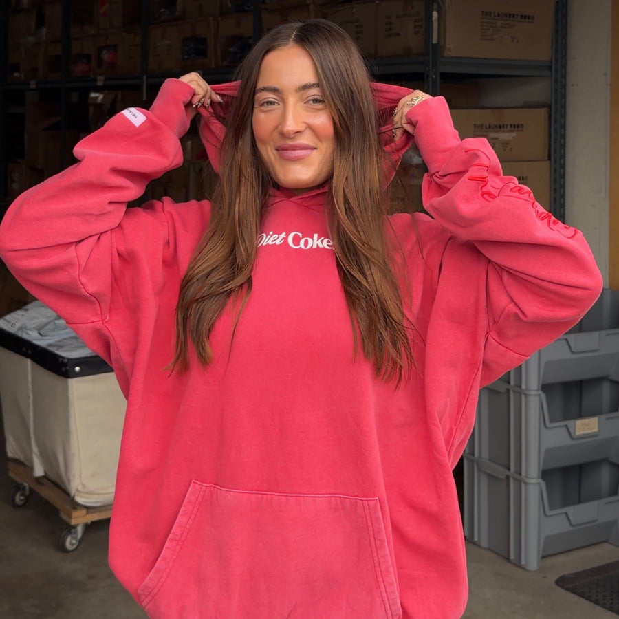 Diet Coke Please - Hideout Hoodie - Vintage Red - The Laundry Room