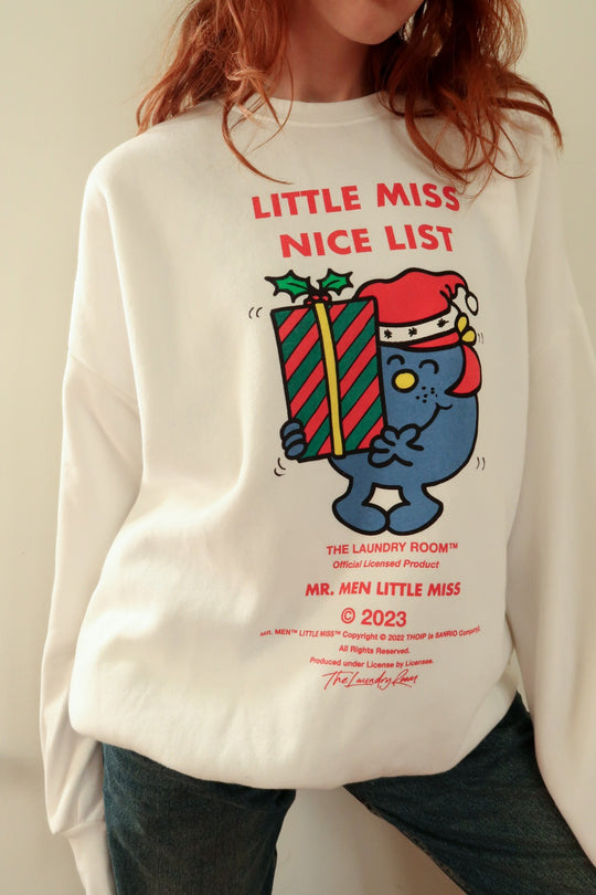 Little Miss Nice List - Jump Jumper - White - The Laundry Room