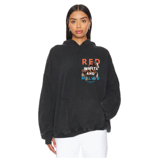 Red White And Malibu - Hideout Hoodie - Black Snow - The Laundry Room
