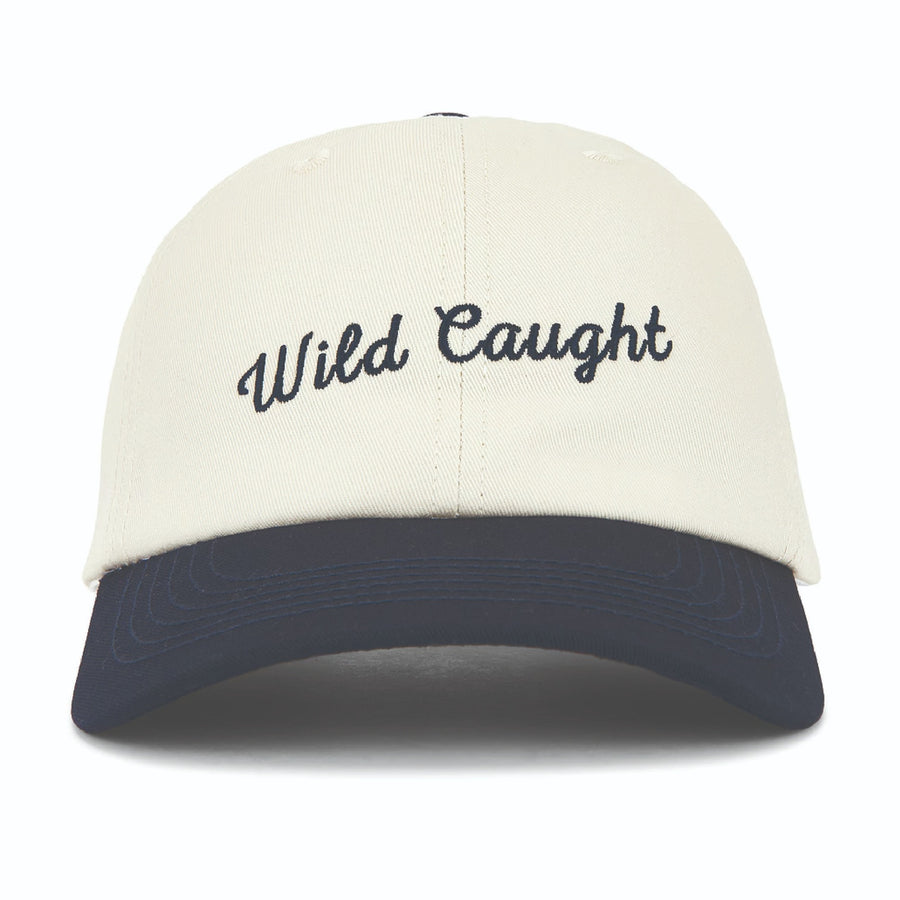 Wild Caught - Papa Cap - Bone & Navy Snow - The Laundry Room