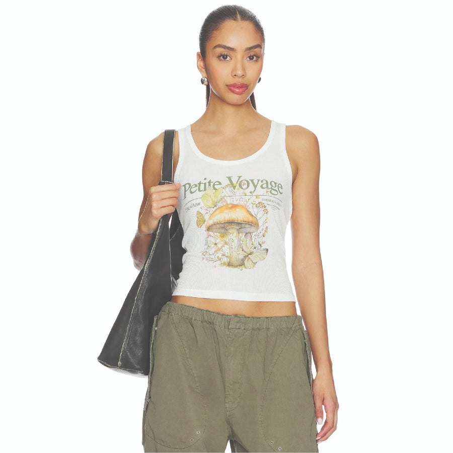 Petite Voyage - Rib Tank - White - The Laundry Room