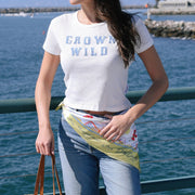 Grown Wild Denim - Baby Tee - White - The Laundry Room