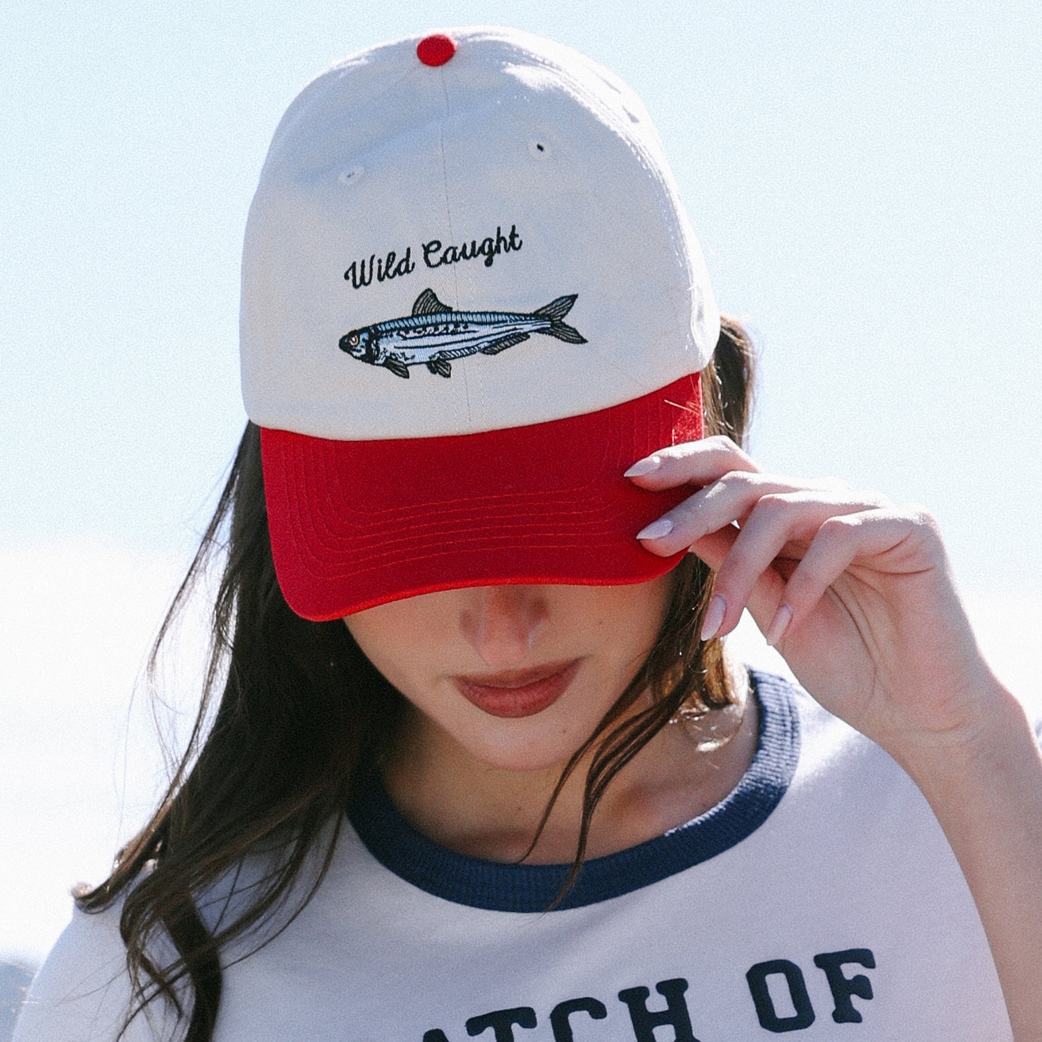 Wild Caught Sardines - Papa Cap - Bone & Red - The Laundry Room