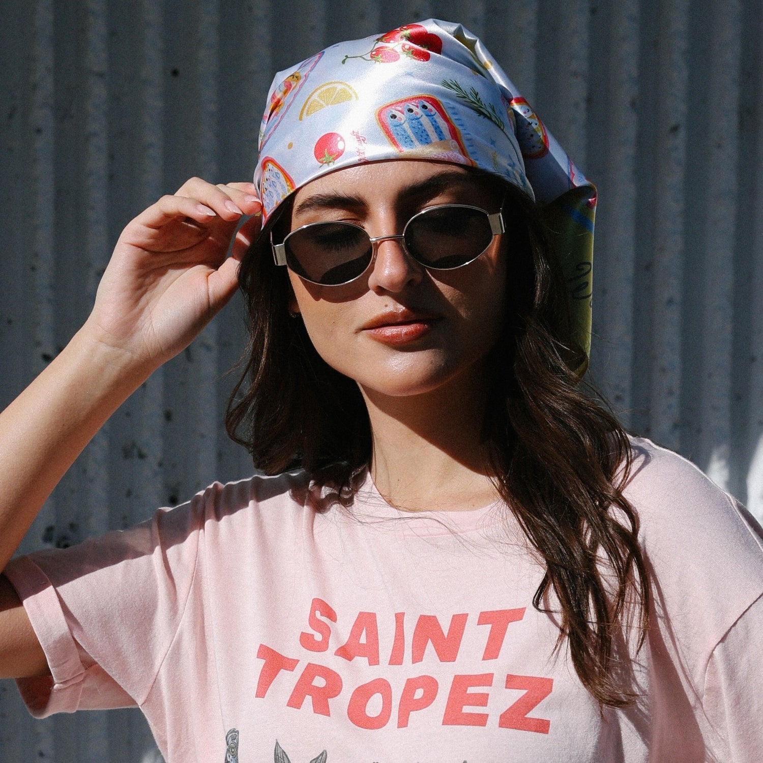 Wild Caught Sardines - Silky Bandana - Yellow - The Laundry Room