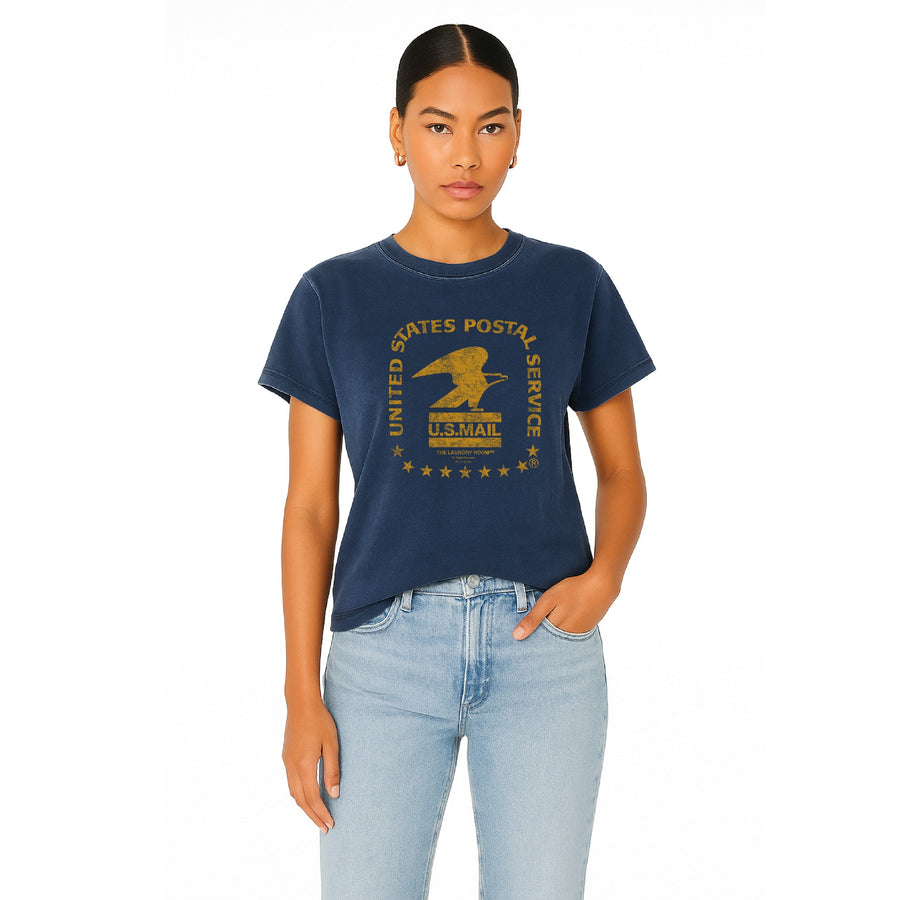 USPS Stamp - Perfect Tee - Navy Snow