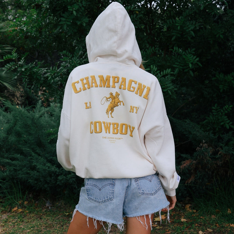 Champagne Cowboy - Hideout Hoodie - Bone - The Laundry Room