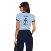 Schlitz Malt Liquor - Perfect Ringer Tee - Chambray & Navy Snow