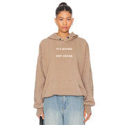 It's Giving Hot Cocoa - Hideout Hoodie - Camel Gold