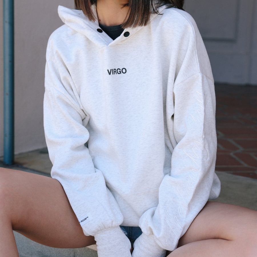 Lil Virgo - Hideout Hoodie - Pebble Heather - The Laundry Room