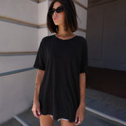 Essentials - Oversized Tee - Black - The Laundry Room