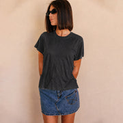 Essentials - Perfect Tee - Black Snow