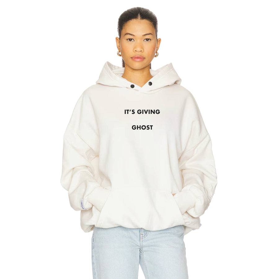 It's Giving Ghost - Hideout Hoodie - Bone - The Laundry Room