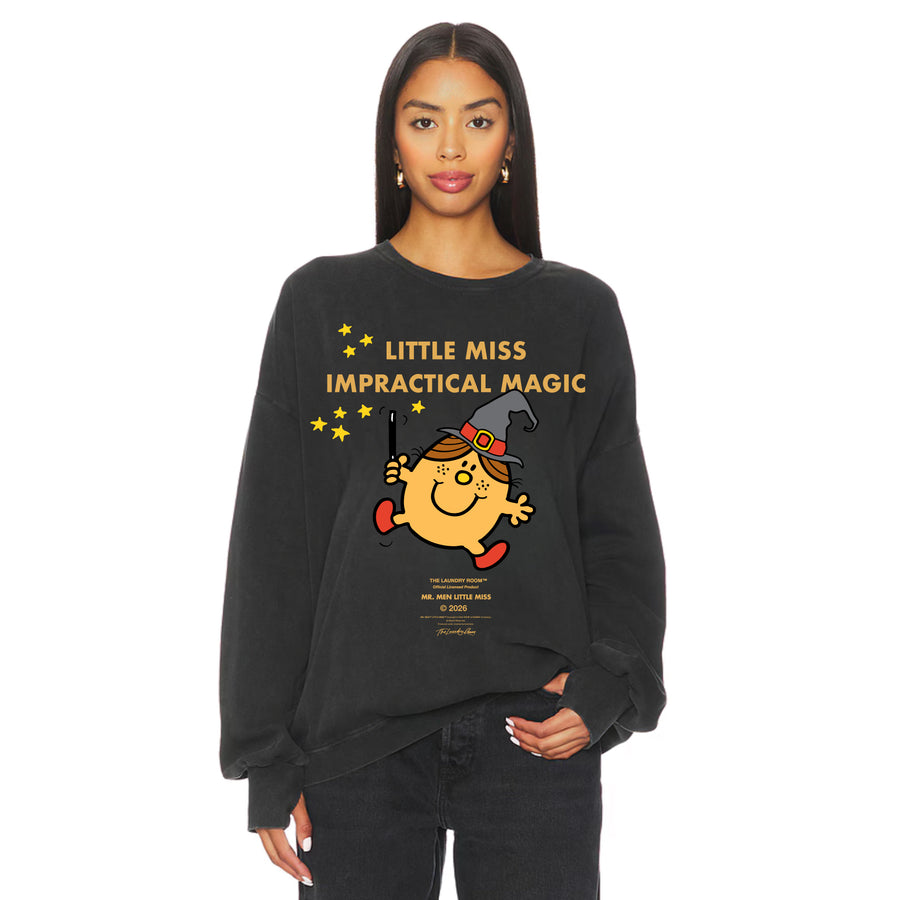 Little Miss Impractical Magic - Jump Jumper - Black Snow