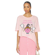 Little Miss Basic Witch Stamp - Oversized Tee - Blush Pink - The Laundry Room