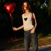 Infinite Love - Rib Tank - White - The Laundry Room