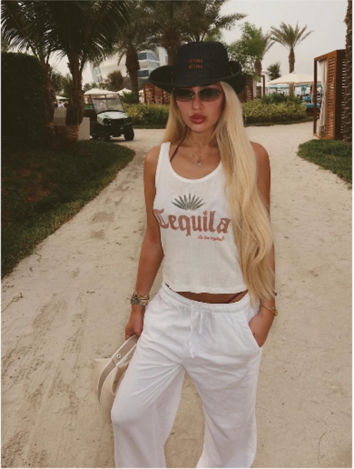Tequila - Rib Tank - White